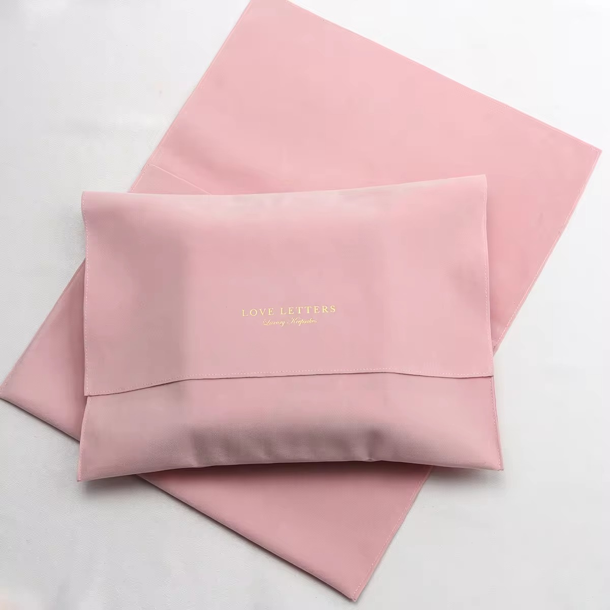 Luxury Bags Logo - Custom Logo Printing Luxury Velvet Envelope