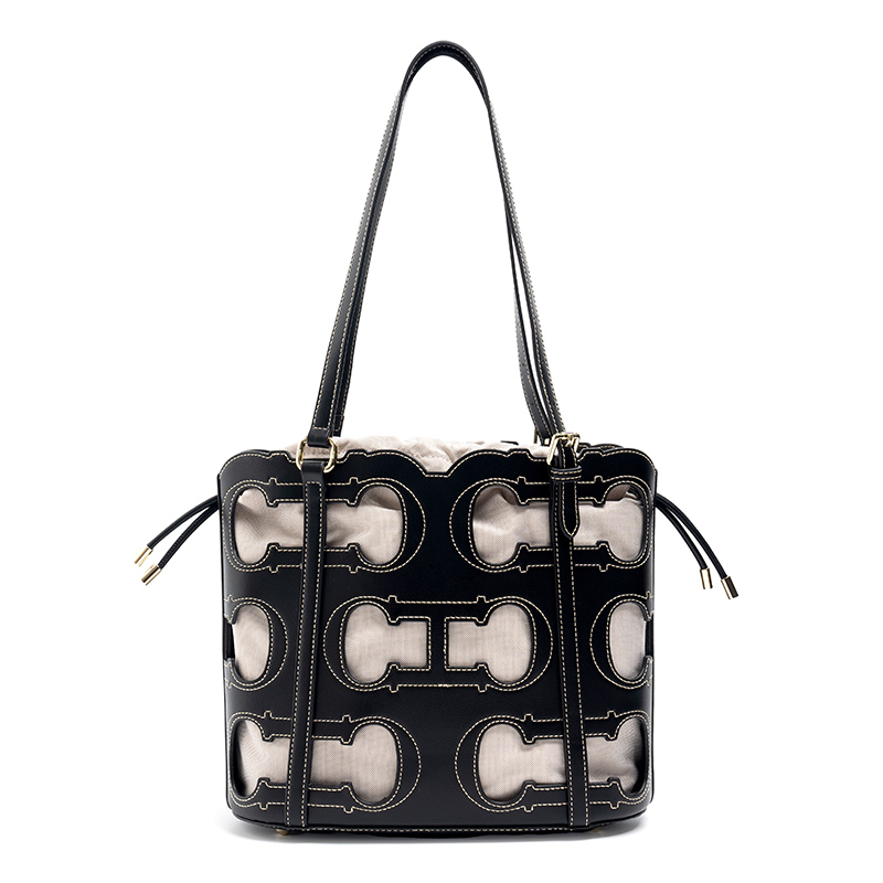 Luxury Bags Logo - CH Tote Bag Cutout Logo Large