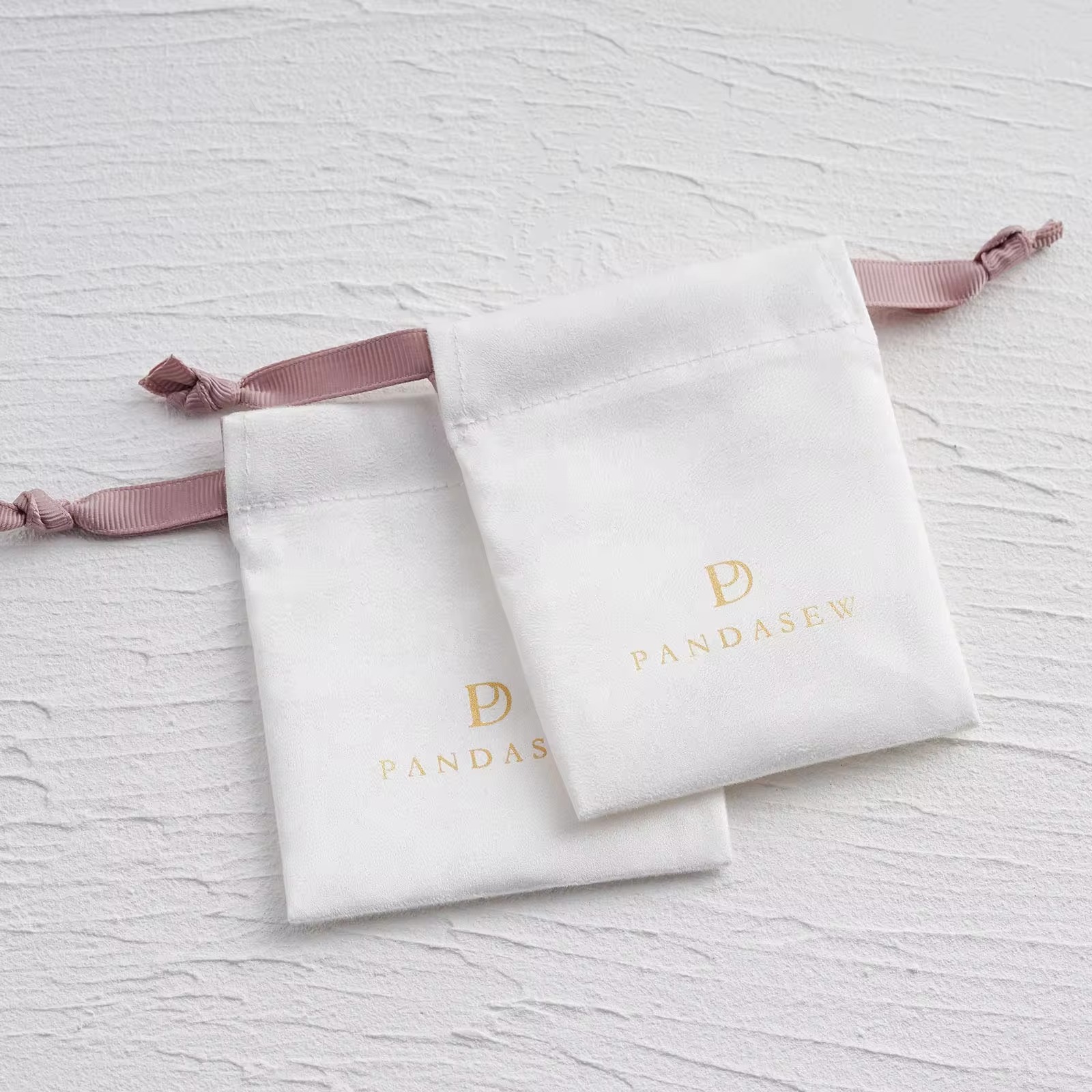 Custom Logo Luxury Suede Draws - Luxury Bags Logo recension och pris