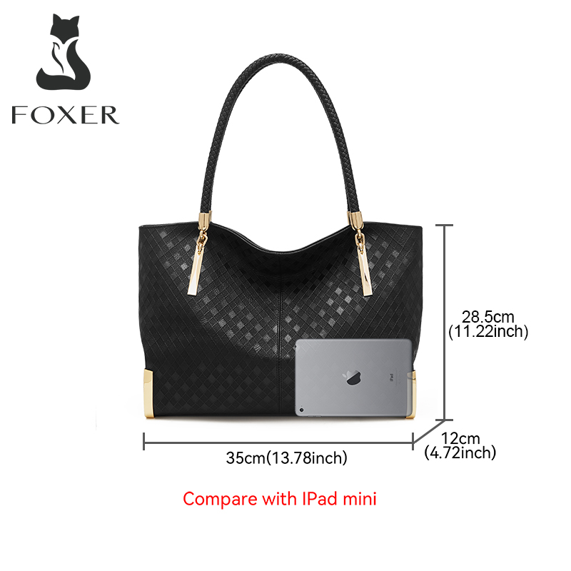 FOXER Genuine Leather Lady's H - Luxury Bags Best recension och pris