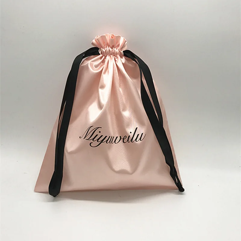 50PCS Luxury Satin Hair Pouch  - Luxury Bags Logo recension och pris