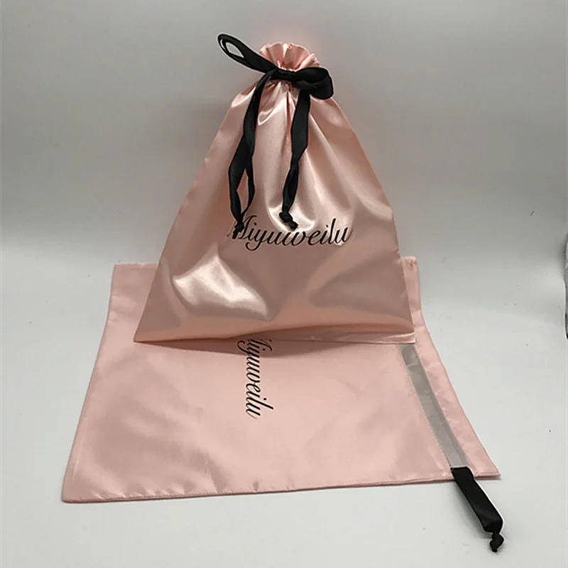 50PCS Luxury Satin Hair Pouch  - Luxury Bags Logo recension och pris