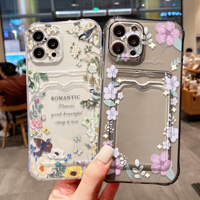 Retro Flower Clear Phone Case  - Luxury Bags In Store recension och pris