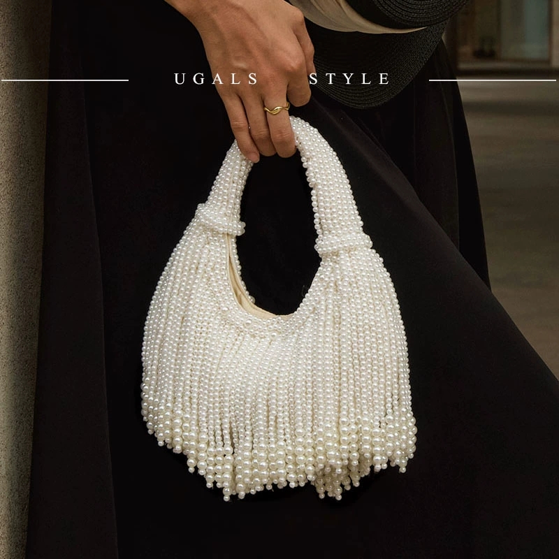 Design Handle Pearl Evening Cl - Luxury Bags On Sale recension och pris