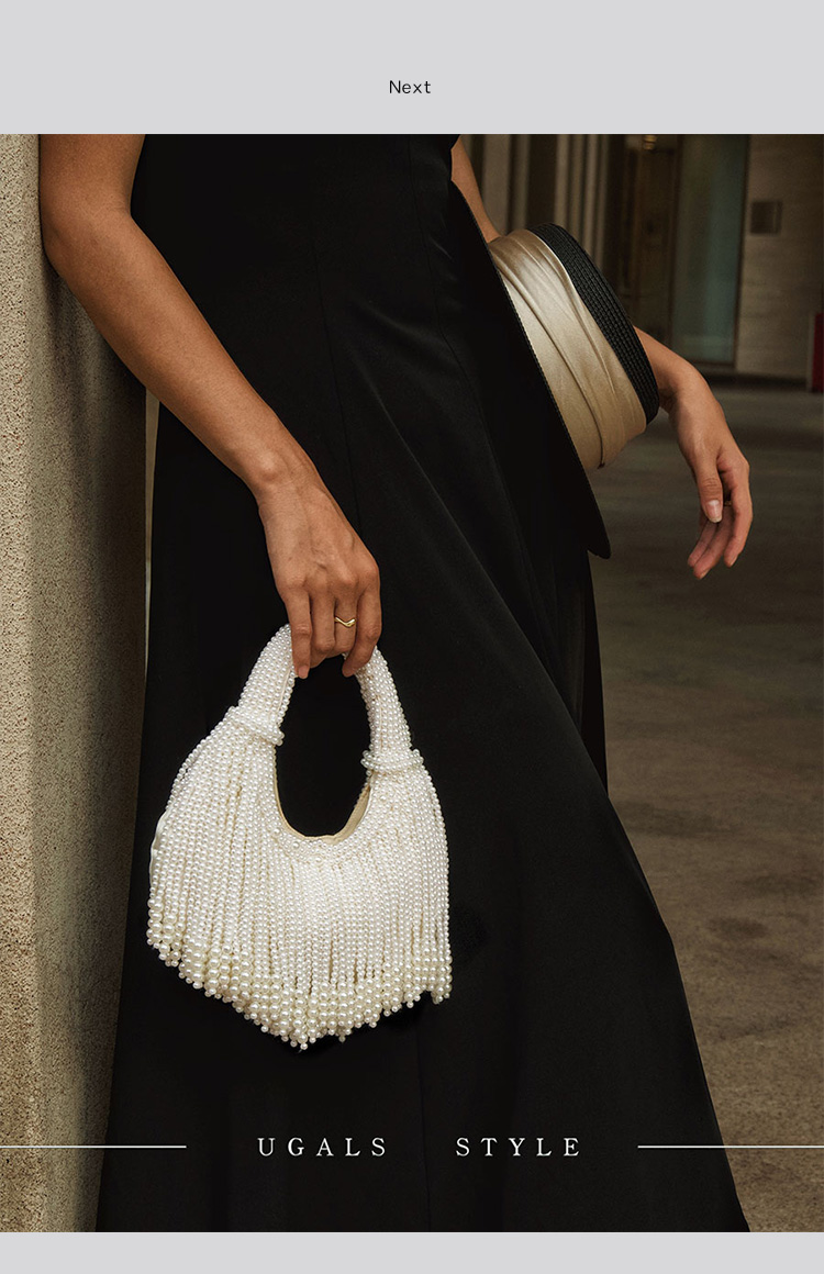 Design Handle Pearl Evening Cl - Luxury Bags On Sale recension och pris